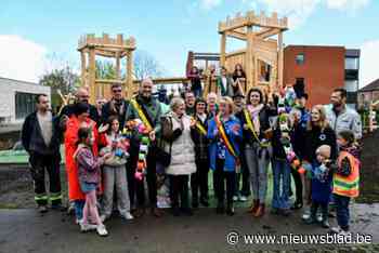 Buien kunnen pret niet drukken: gemeente opent nieuw speelplein in Loppem