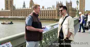 Westminster Bridge targeted in testicular cancer campaign