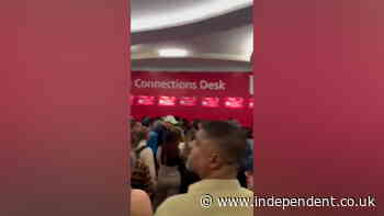 Flood chaos at Dubai airport as passengers swamp terminals and operator warns ‘Don’t come’