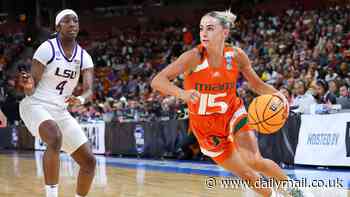 Hanna Cavinder announces RETURN to college basketball - six months after sister Haley made shock TCU comeback - and 'is set to rejoin Miami Hurricanes', meaning she could play against her twin!