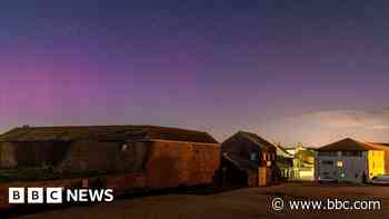 Northern lights photographed over south coast