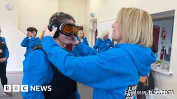Age simulation suits help charity staff 'understand'