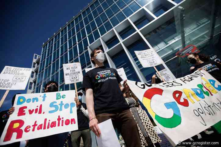 Dozens of Google employees protest use of company’s tech for war in Gaza