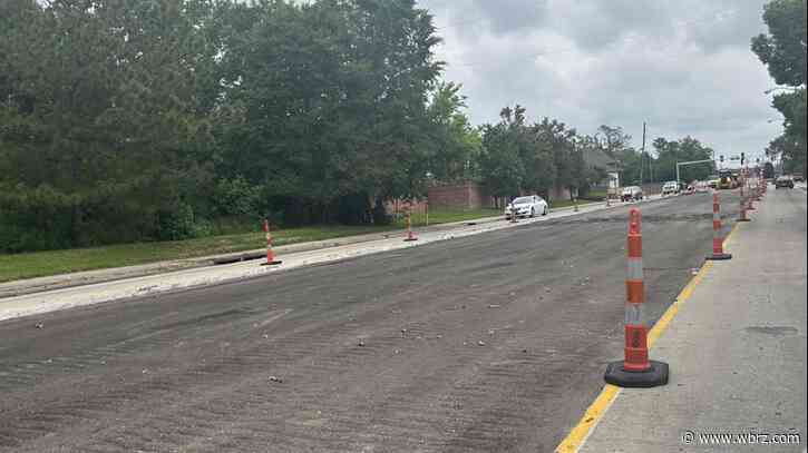 Jefferson Highway construction 'one month' behind schedule due to soils found while removing portion of road