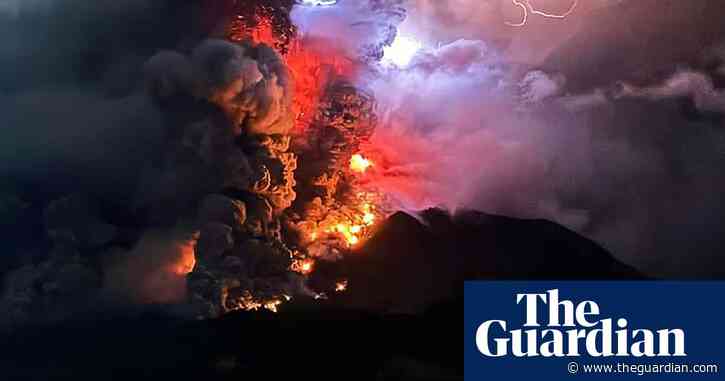 Indonesian volcano erupts sending mile-high column of smoke into sky