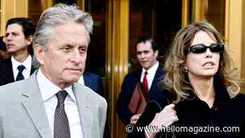 Michael Douglas' rarely-seen ex-wife Diandra poses with son Cameron in heartwarming family photo