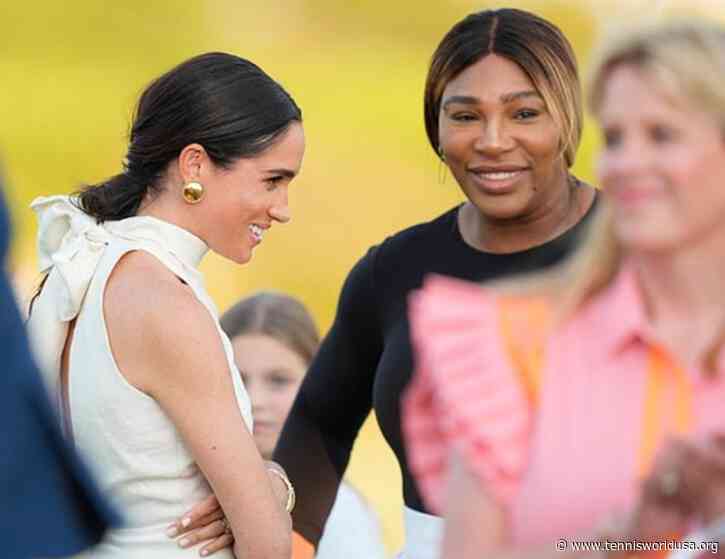 Serena Williams joins best friends Meghan Markle and Prince Harry in a Polo event