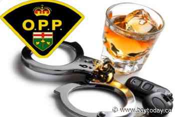 Vehicle off the road. Driver charged with impaired