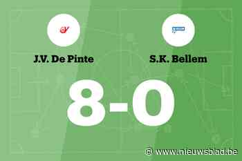 JV De Pinte maakt veel doelpunten thuis tegen SK Bellem