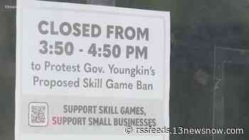 Virginia convenience stores close Tuesday to protest proposed skill game legislation amendments