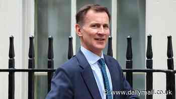 Tory MPs vent their fury after Jeremy Hunt confirms there will be no boost for defence spending before the election