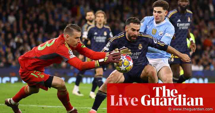 Manchester City v Real Madrid: Champions League quarter-final goes to penalties – live