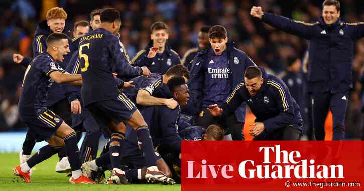 Real Madrid beat Manchester City on penalties in Champions League quarter-final – live