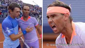 ‘Had to happen’: Demon beats Nadal in legend’s backyard as Spaniard clings to Open dream