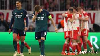 Bayern give inexperienced Arsenal a painful Champions League lesson
