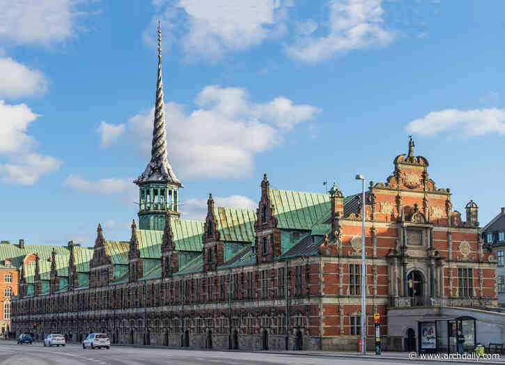 Fire Destroys Copenhagen’s 17th Century Stock Exchange, Causing the Collapse of Its Spire