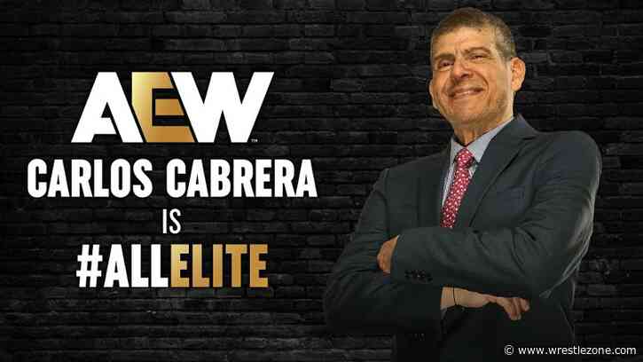 Carlos Cabrera Signs With All Elite Wrestling