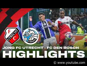 Jong FC Utrecht onderuit tegen FC Den Bosch 🌧️ | HIGHLIGHTS