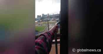 ‘Extremely dangerous’: Viral video shows man ‘surfing’ between SkyTrain cars