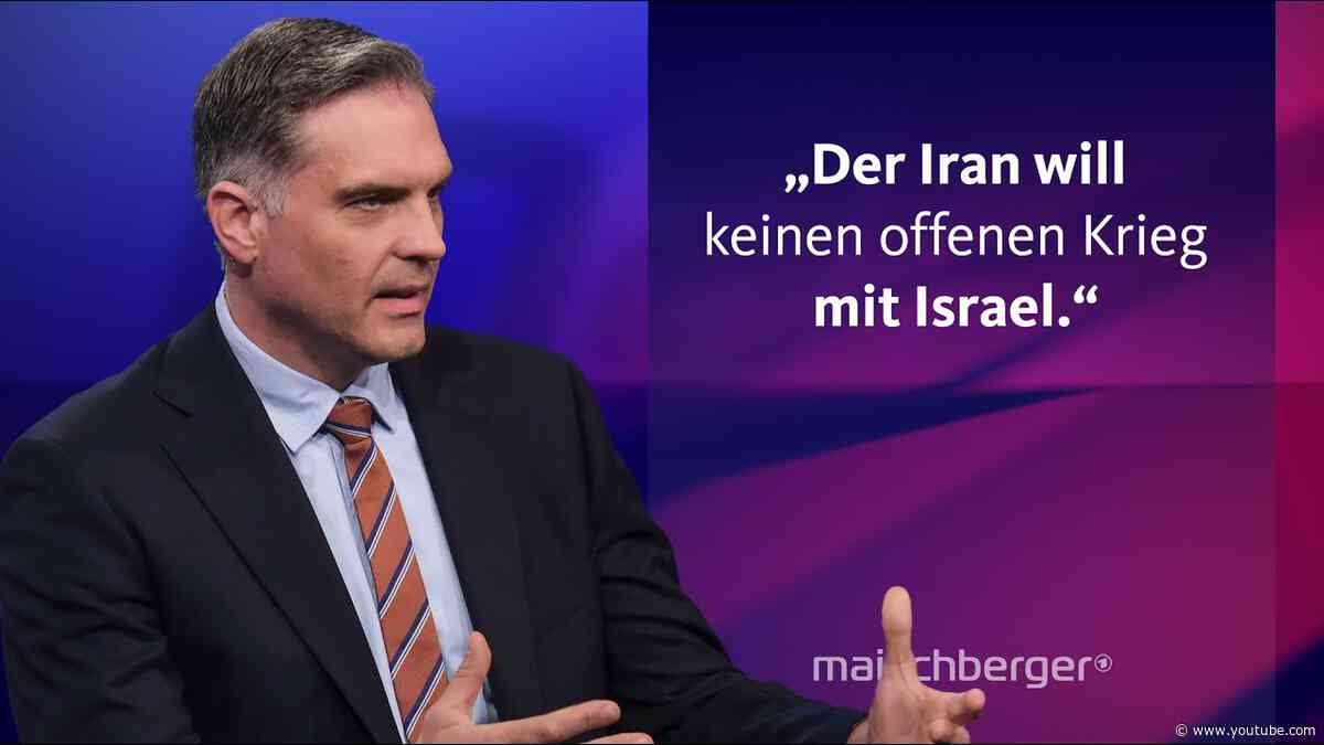 Iran gegen Israel: Droht eine Eskalation? Wolfgang Ischinger und Frederik Pleitgen | maischberger