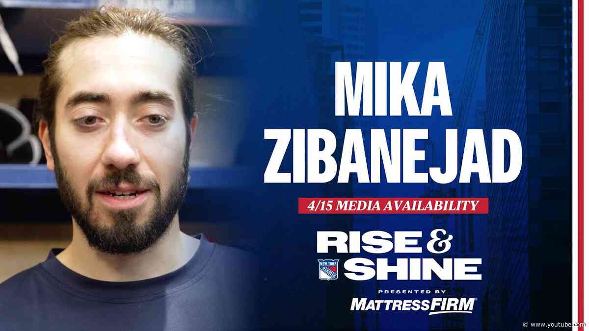 NYR vs OTT: Mika Zibanejad Pregame Media Availability | April 15, 2024