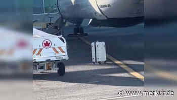 Frau entdeckt ihren Koffer auf dem Rollfeld, aber das Flugzeug startet bereits – „Schlimmster Schmerz“