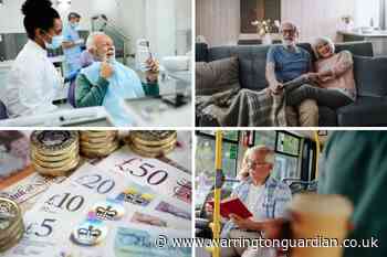 Every free benefit available to pensioners and over 60's