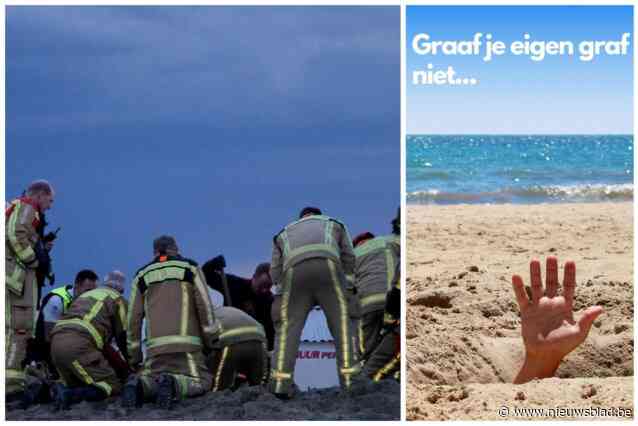 Kustreddingsdienst herlanceert campagne nadat jongen uit diepe put op strand bevrijd wordt: “Hoe kan dit blijven gebeuren?”