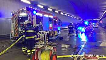 Luise-Kiesselbach-Tunnel in München nach Brand gesperrt: Verkehrschaos am Mittleren Ring