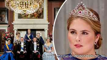 Prinzessin Amalia überstrahlt bei Staatsbankett alle – denkwürdiges Geschenk von König Felipe