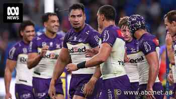 Live: Storm score controversial try to hit the front against Roosters