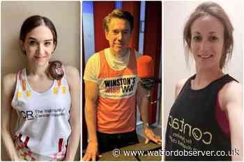 London Marathon 2024: four people from around Watford running