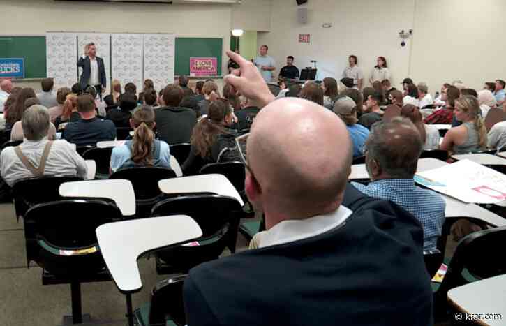'Never back down to a woke mob!' Upset audience brings Ryan Walters speaking event to abrupt end