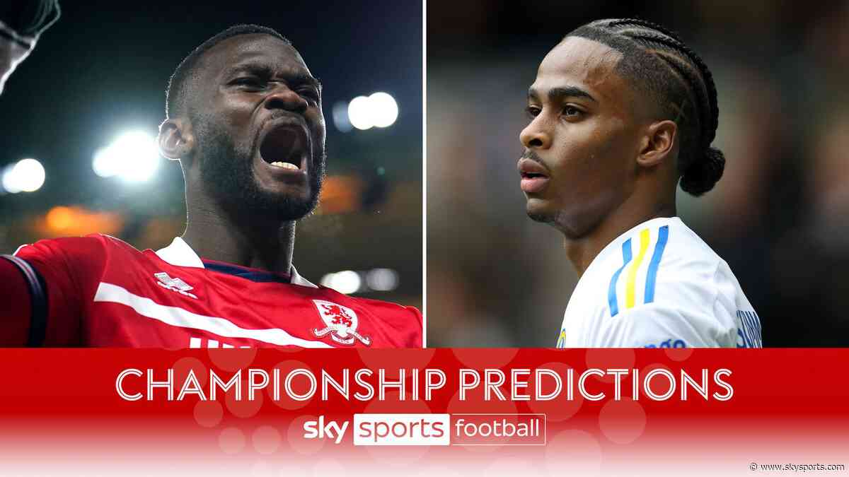 Championship predictions: Can Leeds keep up in promotion race?