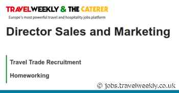 Travel Trade Recruitment: Director Sales and Marketing