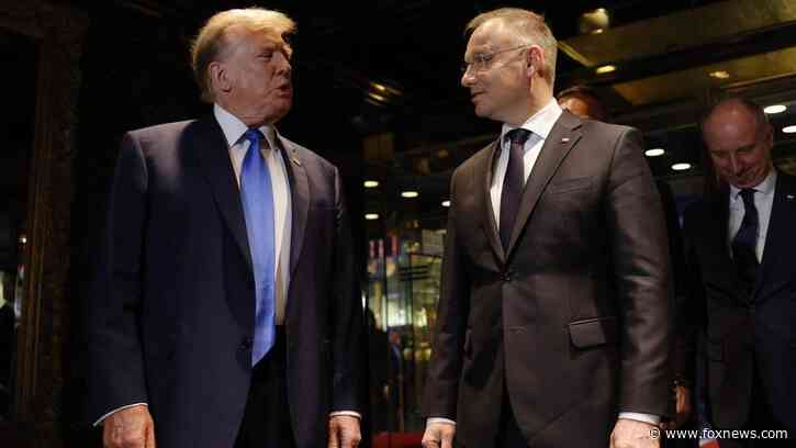Polish president meets with Trump in New York City amid criminal trial