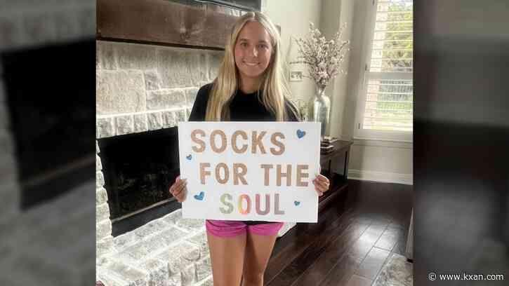 Local teen starts sock campaign for people in need