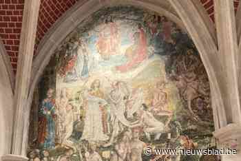 Muurschildering uit zestiende eeuw in Sint-Martinuskerk uitzonderlijk te bezichtigen op Erfgoeddag