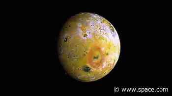 Jupiter's violent moon Io has been the solar system's most volcanic body for around 4.5 billion years