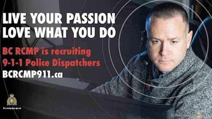 9-1-1 dispatcher recruiting event this Saturday in Chilliwack