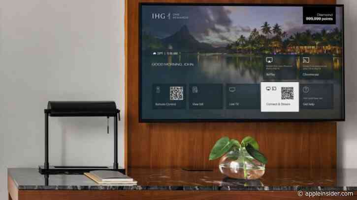 More than 60 IHG hotels in North America now have AirPlay-compatible TVs in-room