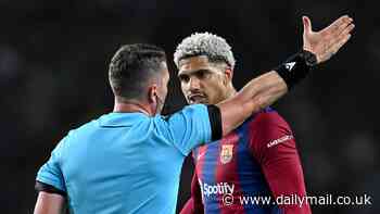 Ronald Araujo offers blunt response to Ilkay Gunogan's criticism that his red card against PSG fueled Champions League exit... amid toxic Barcelona dressing room split