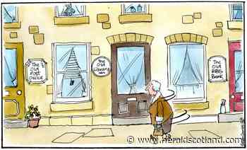 Our cartoonist Steven Camley’s take on bank closures