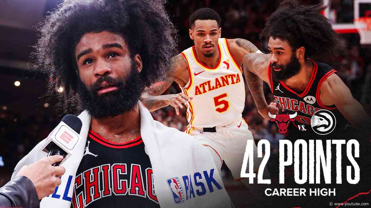 Coby White erupts for 42 points in Chicago Bulls' 131-116 Play-In win over the Atlanta Hawks