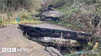 Landslip road rebuild expected to start this summer