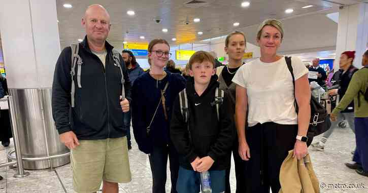 Holidaymakers escape flood-hit Dubai – only to find out their luggage was left behind