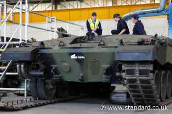 UK’s newest battle tanks ‘imperative’ in more dangerous world, Grant Shapps says