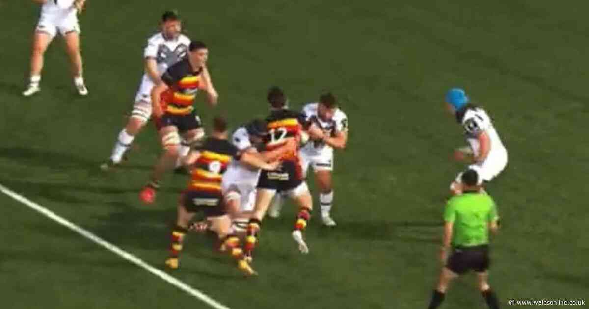 Welsh rugby star banned for 'dangerous and reckless' tackle but fans can't believe it