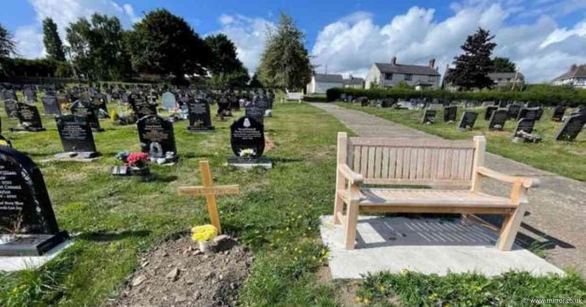 'People keep walking on my parents' graves after the council built a bench far too close'