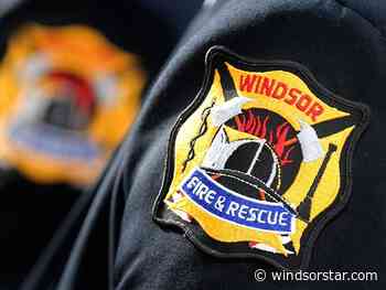 Windsor crews battled fire that sent one person to hospital